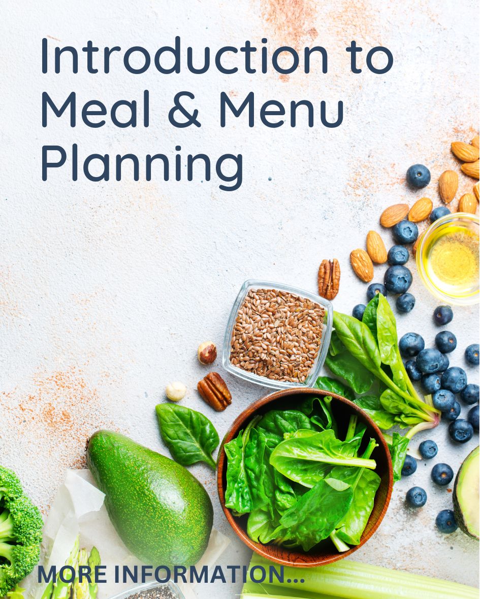 meal and menu planning courses